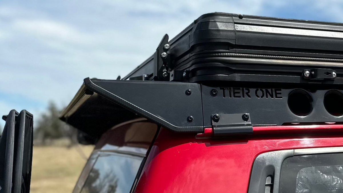 Wing Rack Rear Panel Rear Wings to suit Tier One Metalworks Roof Rack platforms | Melbourne
