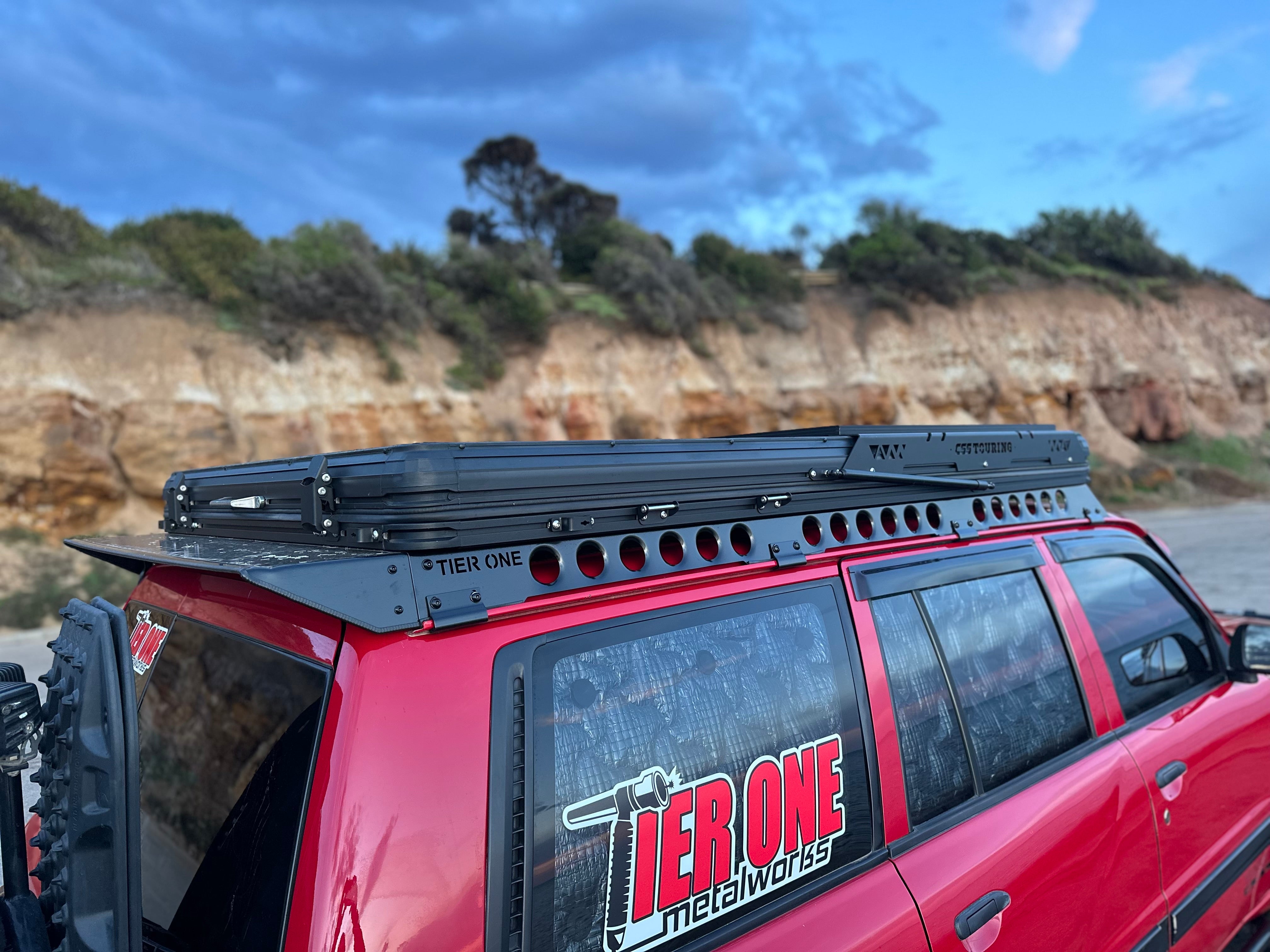 CSS 1.2X Touring to Tier One Metalworks Roof Rack Gu Patrol