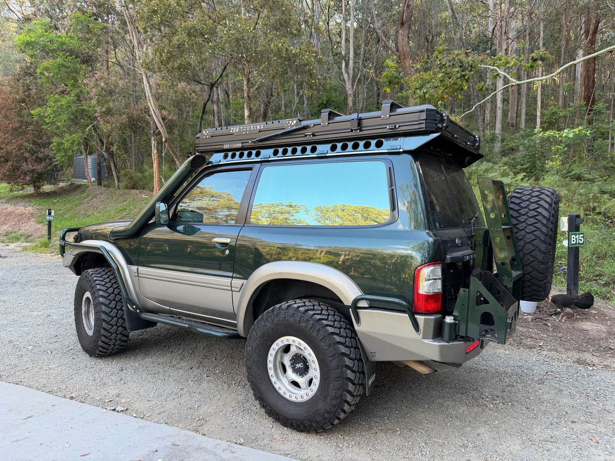 Gu Rack Drive Nissan GU Patrol SWB Roof Rack Rail Sides – Tier One Metalworks