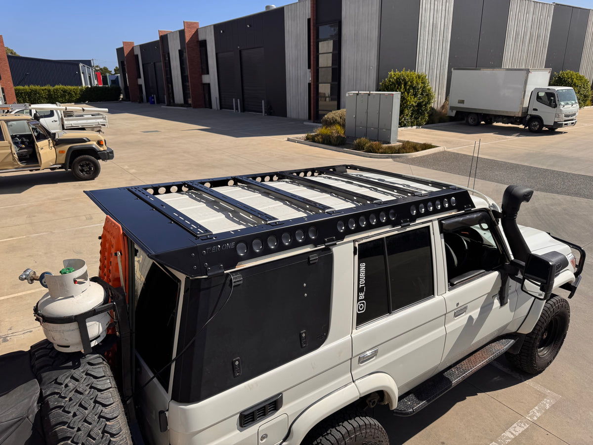 Toyota Landcruiser 76 Series Roof Rack – Tier One Metalworks