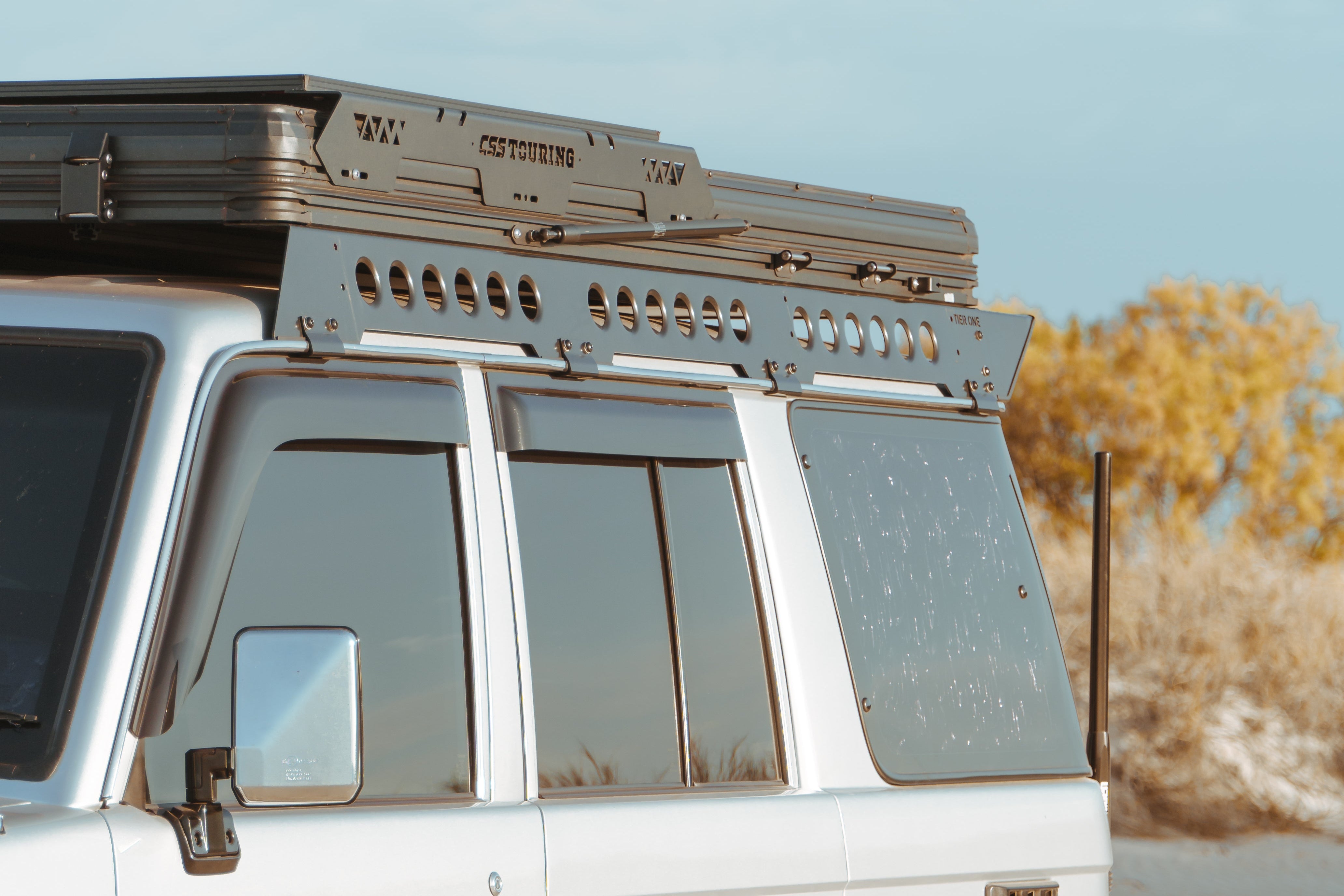 80 Series Skinny Roof Rack 76 Series Land Cruiser Rail Sides